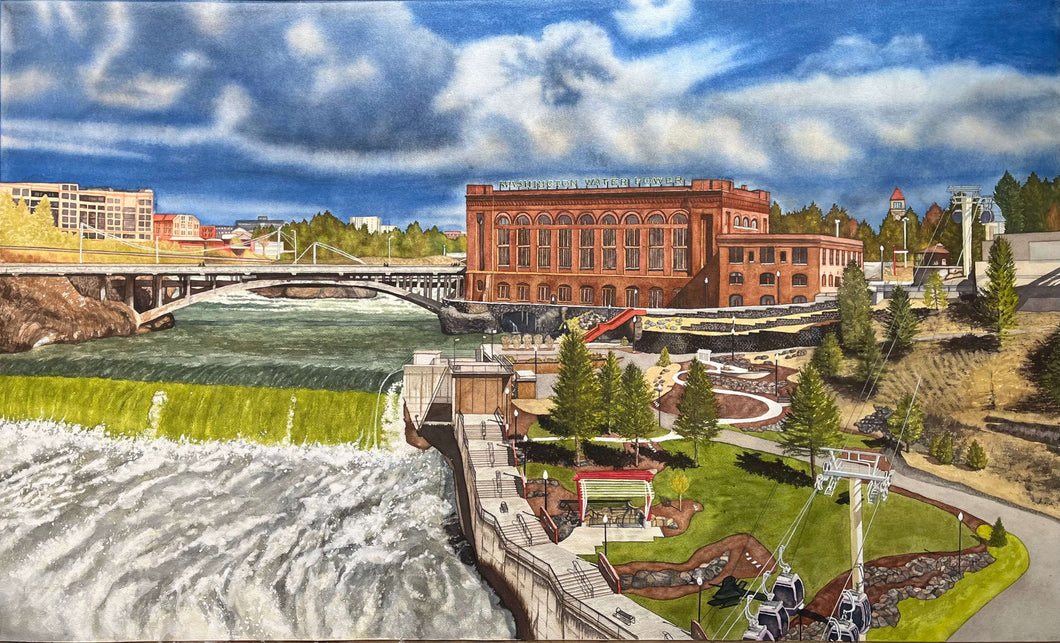 Spokane Falls and Huntington Park